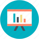 business chart, business presentation, presentation, projection screen, statistics