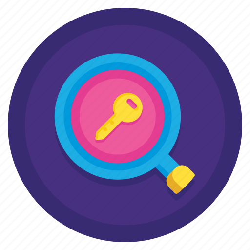 Keyword, magnifying glass, search, web icon - Download on Iconfinder