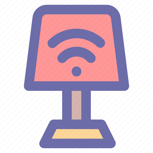 Desk, furniture, lamp, light, office icon - Download on Iconfinder