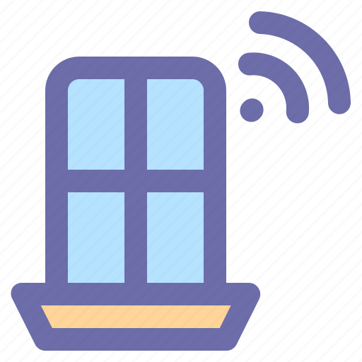 Frame, glass, house, open, window icon - Download on Iconfinder