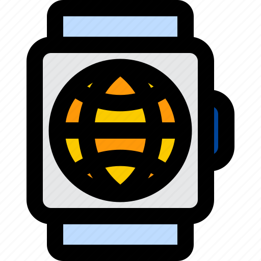 Smartwatch, internet, of, things, devices, device, connection icon - Download on Iconfinder
