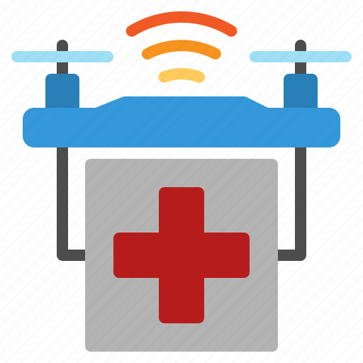 Delivery, drone, hover, internet, medical, shipment, things icon - Download on Iconfinder