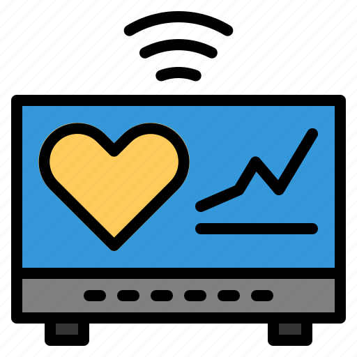 Cardiogram, heart, internet, iot, monitor, pulse, things icon - Download on Iconfinder