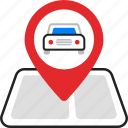 smart, car, location, map