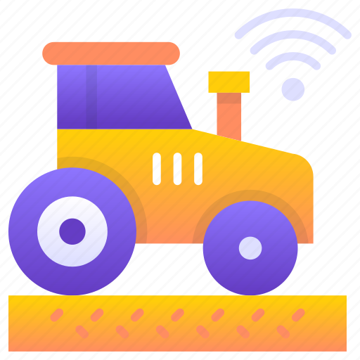 Agriculture, autonomous smart, tractor icon - Download on Iconfinder