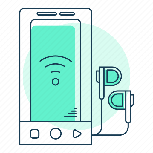Headphone, earphone, music, internet of things, wifi icon - Download on Iconfinder