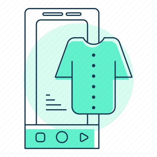 Shopping online, online shop, store, internet of things, shirt icon - Download on Iconfinder