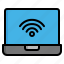laptop, internet, wifi, connection, computer, browser, online, monitor 