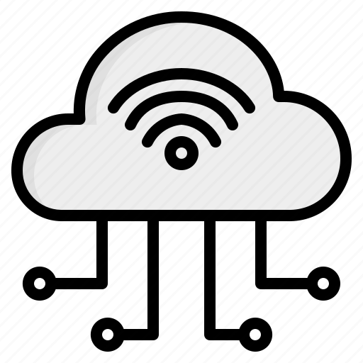 Cloud, connection, cyberspace, computing, binary, network, internet icon - Download on Iconfinder