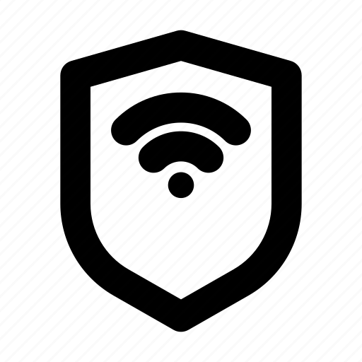 Shield, wifi, protection, secure, wireless icon - Download on Iconfinder