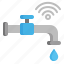 faucet, tap, internet, connection, bathroom, water, network 