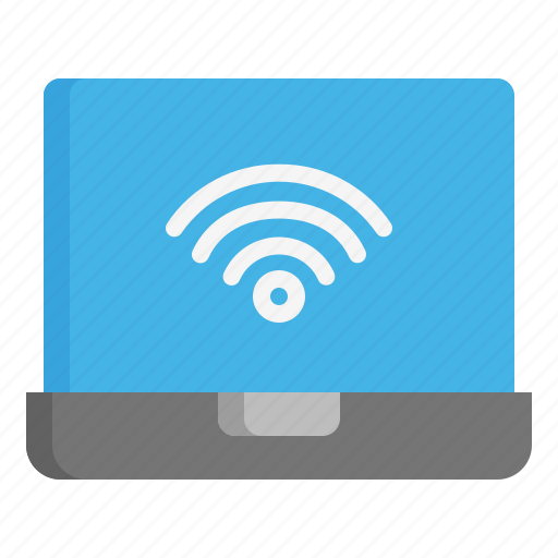 Laptop, internet, wifi, connection, computer, online, monitor icon - Download on Iconfinder