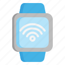 smart, watch, internet, smartwatch, time, wifi, connection, clock, alarm