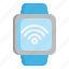 smart, watch, internet, smartwatch, time, wifi, connection, clock, alarm 