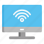 monitor, internet, screen, wifi, wireless, technology, online, network 
