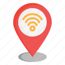 location, pin, internet, placeholder, pointer, wifi, map, navigation, gps