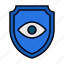 security, surveillance, vision, tools, utensils, safe, safety, eye, shield 