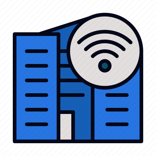 Smart, cities, home, technology, building, architecture, wifi icon - Download on Iconfinder