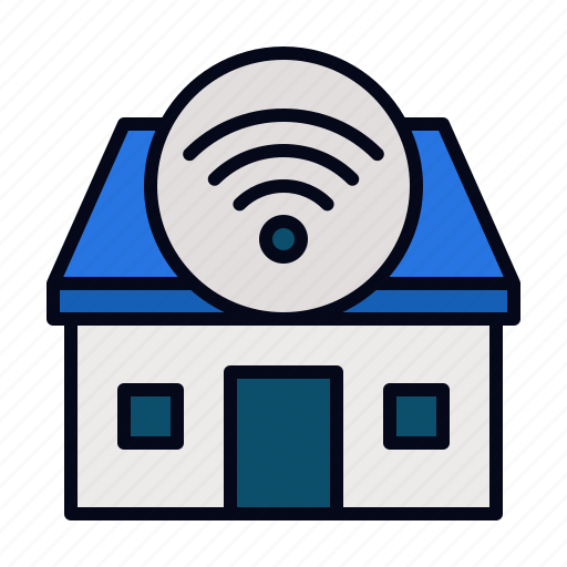 Smart, home, iot, technology, building, automation, internet of things icon - Download on Iconfinder