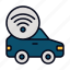 smart, transportation, car, autonomous, wifi, vehicle, connection, transport, iot 