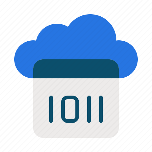 Cloud, computing, server, browser, binar, storage, hosting icon - Download on Iconfinder