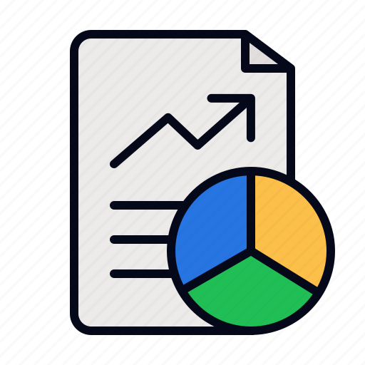 Analytics, report, analysis, statistic, document, finance, folder icon - Download on Iconfinder