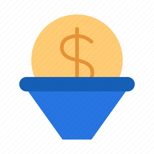 Paid, traffic, sales, funnel, business, finance, filter icon - Download on Iconfinder