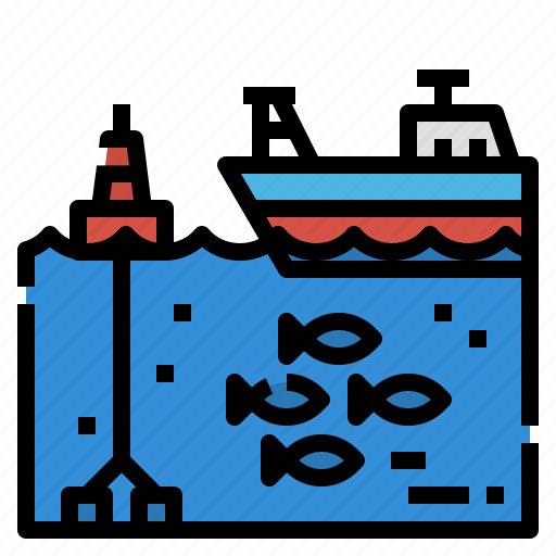 Fishing vessel, internet of things, ocean, ocean of things icon - Download on Iconfinder