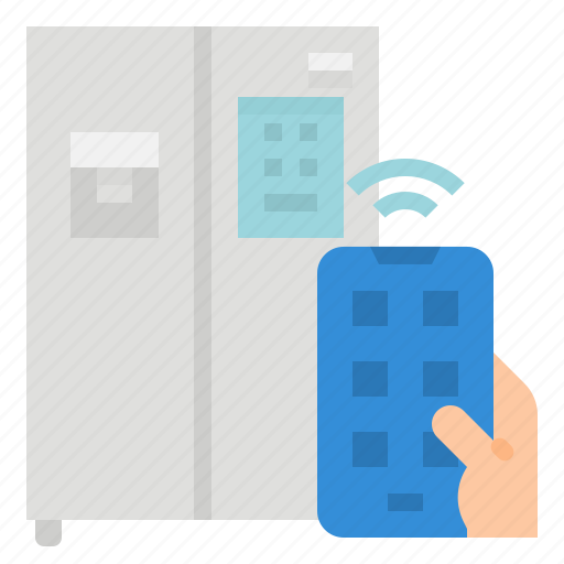 App, internet, internet of things, refrigerator, smart icon - Download on Iconfinder