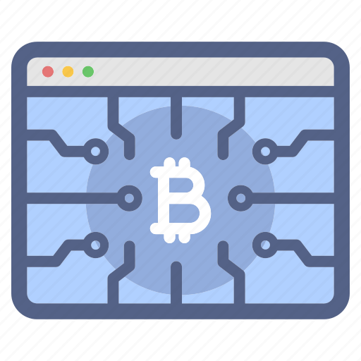 Bitcoin, blockchain, computing, cryptocurrency, network, technology icon - Download on Iconfinder