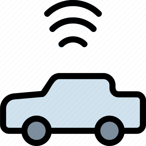 Smart car, internet, connection, technology, network, car, internet of things icon - Download on Iconfinder