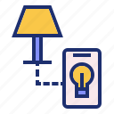 connection, internet, internet of things, lamp, online, technology