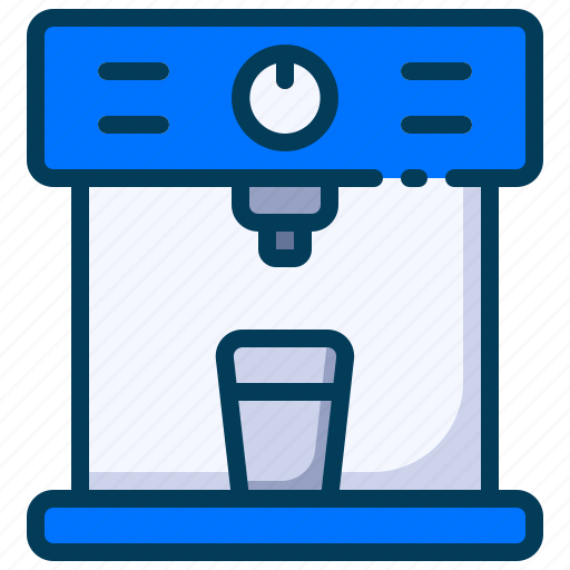 Coffee machine, coffee maker, digital, internet of things, iot, kitchen, technology icon - Download on Iconfinder