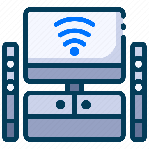 Digital, home theater, internet of things, iot, speaker, system, technology icon - Download on Iconfinder
