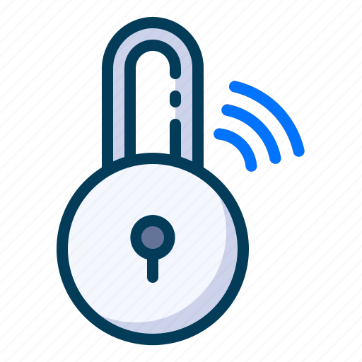 Digital, internet of things, iot, lock, secure, smart lock, technology icon - Download on Iconfinder