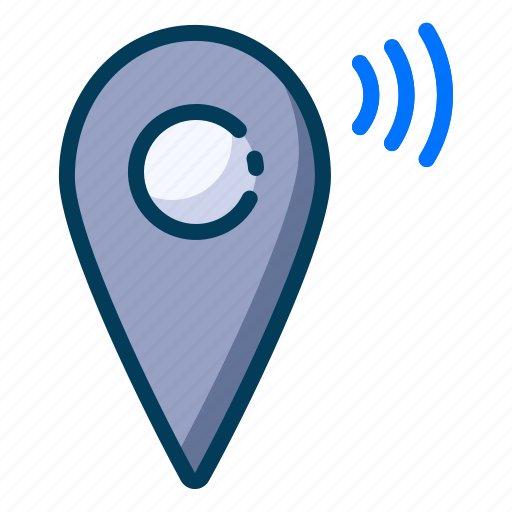 Digital, internet of things, iot, location, pin, place holder, technology icon - Download on Iconfinder