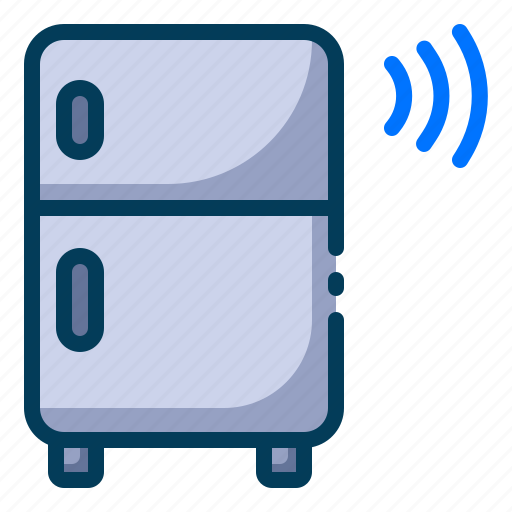Digital, fridge, internet of things, iot, refrigerator, smart, technology icon - Download on Iconfinder