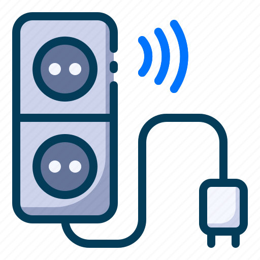 Digital, electric, internet of things, iot, plug, sockets, technology icon - Download on Iconfinder