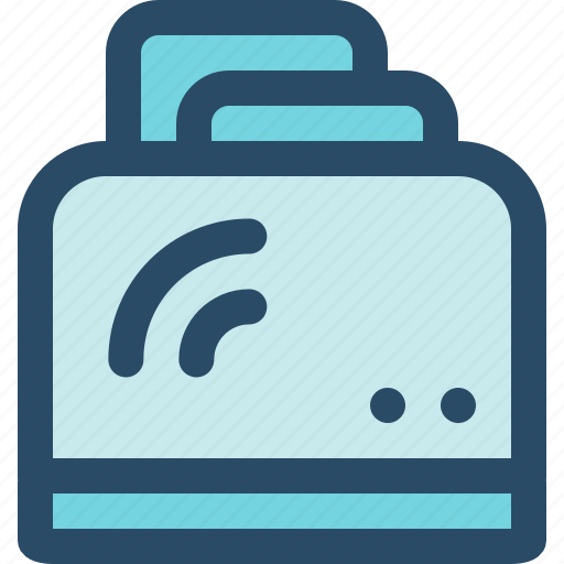 Internet of things, iot, kitchen, technology, toaster, wireless icon - Download on Iconfinder