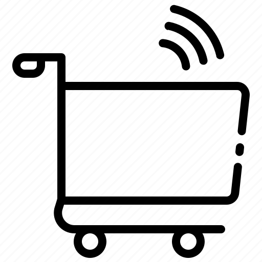 Cart, digital, internet of things, iot, shopping, technology, trolley icon - Download on Iconfinder