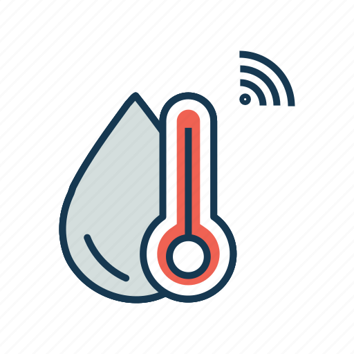 Internet of things, iot, moisture, temperature, thermometer, weather forecast icon - Download on Iconfinder