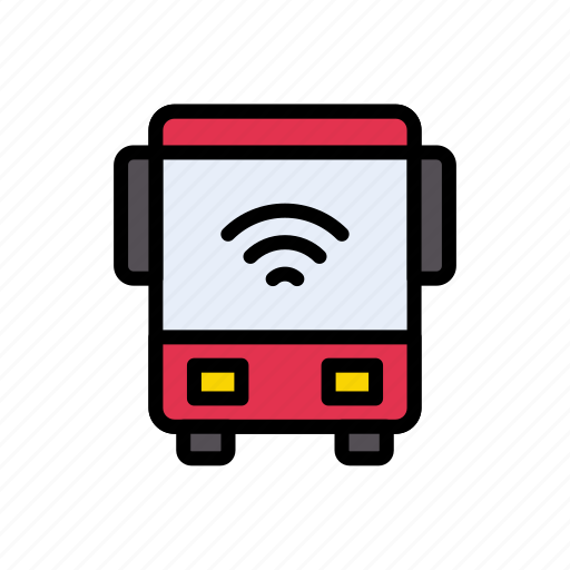 Automobile, bus, internet, signal, vehicle icon - Download on Iconfinder