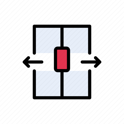 Arrow, direction, door, open, sign icon - Download on Iconfinder