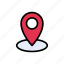 gps, location, map, marker, pin 