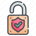 padlock, lock, unlocked, security, secure