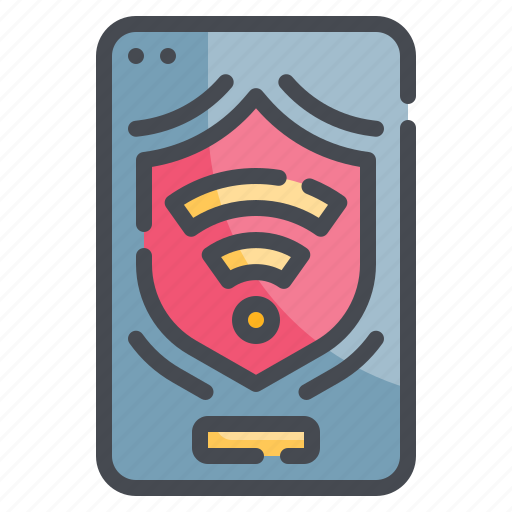 Wifi, connection, signal, protection, safety icon - Download on Iconfinder