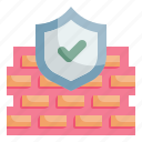 firewall, bricks, protection, networking, security