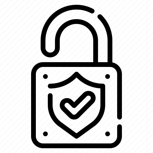 Padlock, lock, unlocked, security, secure icon - Download on Iconfinder
