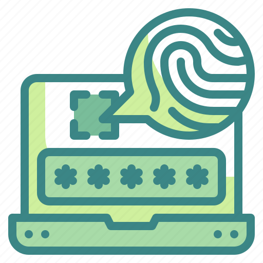 Fingerprint, evidence, password, scan, security icon - Download on Iconfinder