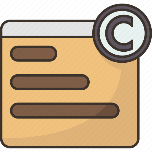 Copyright, protection, trademark, legal, rights icon - Download on Iconfinder